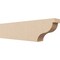 Ekena Millwork 4in. W x 8in. H x 32in. L Garner Woodgrain TimberThane Rafter Tail, Primed Tan RFTUR04X08X32GARRCPR - alternate 1